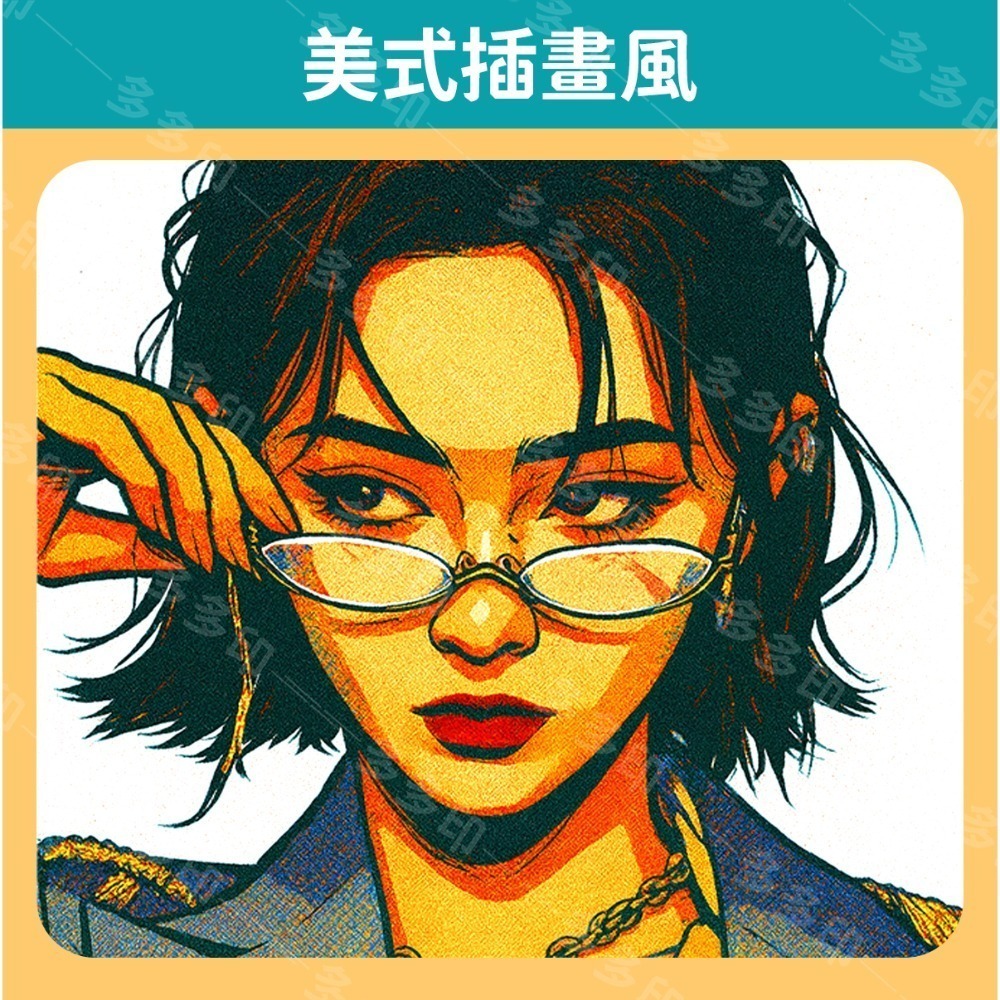 多多印⭐客製化似顏繪⭐人像客製 Q版人像 無臉繪 色塊風 極簡風 頭像 情侶合照 全家福 寵物 來圖客製 代生成圖片-規格圖5