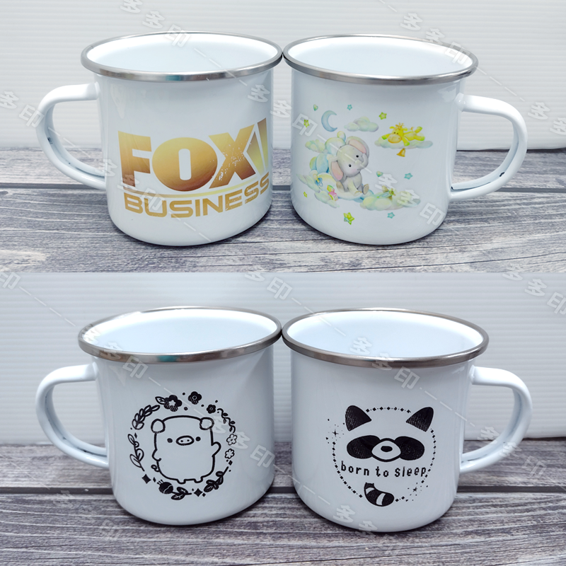 多多印 客製化 馬克杯 琺瑯杯 露營杯 琺瑯馬克杯 搪瓷杯 不銹鋼杯 訂製 公司學校團體 紀念品 生日交換禮物 來圖訂做-細節圖2