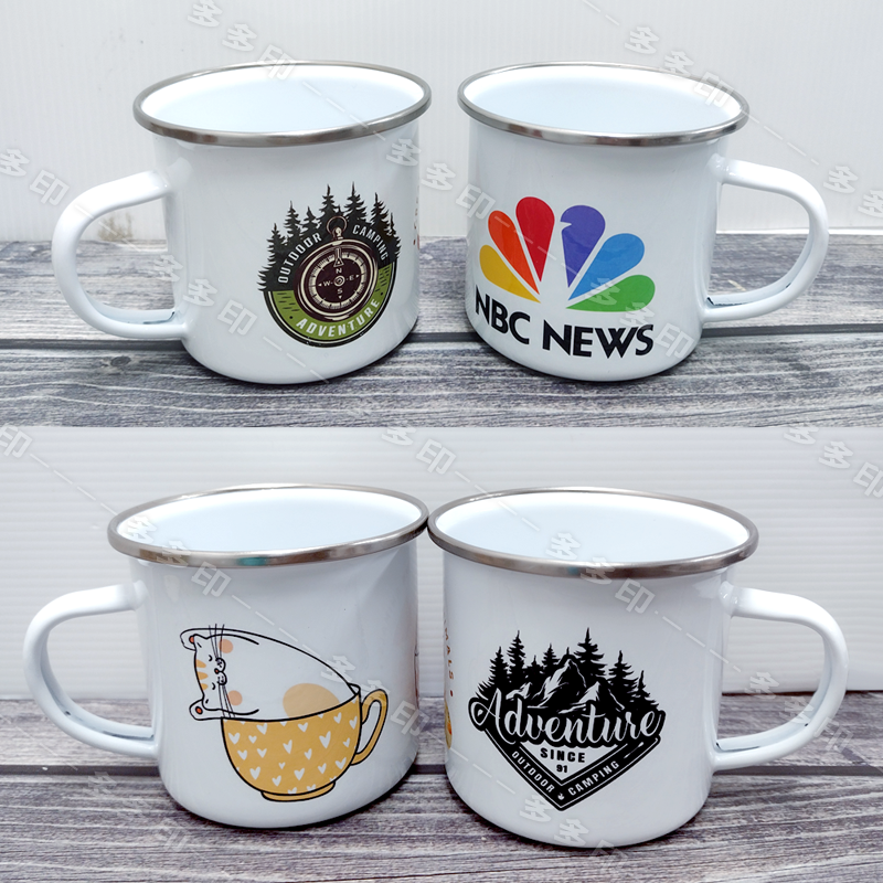 多多印 客製化 馬克杯 琺瑯杯 露營杯 琺瑯馬克杯 搪瓷杯 不銹鋼杯 訂製 公司學校團體 紀念品 生日交換禮物 來圖訂做-細節圖4