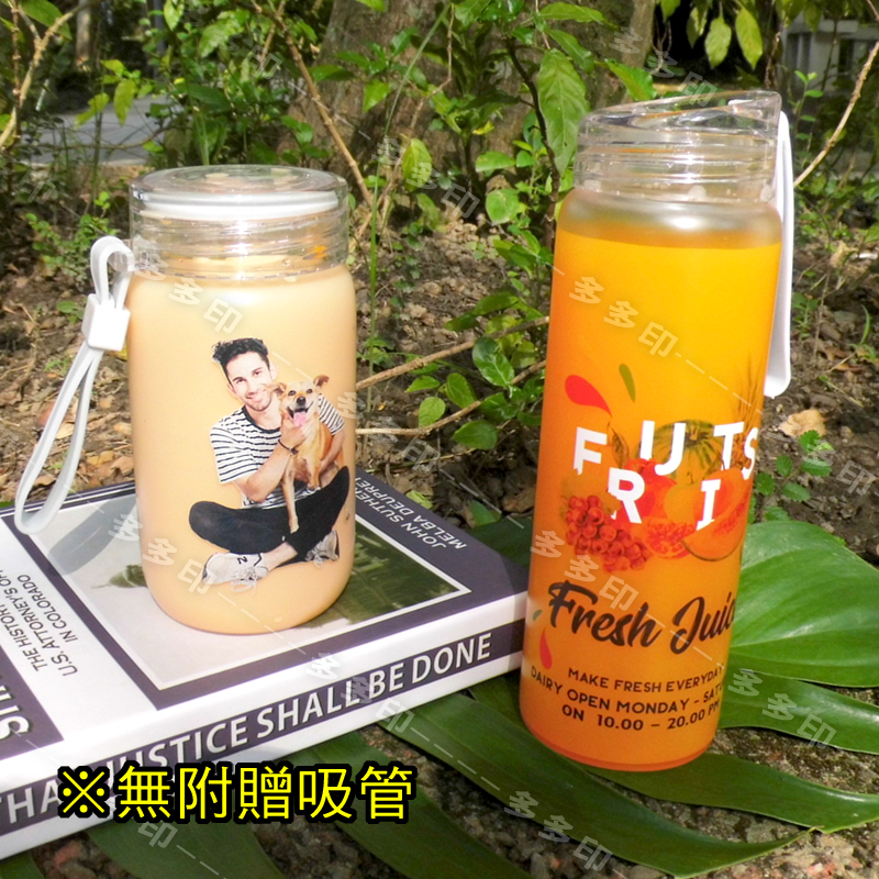 多多印 客製化 梅森杯 來圖訂製 玻璃杯 直身玻璃瓶 梅森罐 訂做 生日 畢業禮物 公司團體活動宣傳禮贈品動漫周邊 訂製-細節圖4