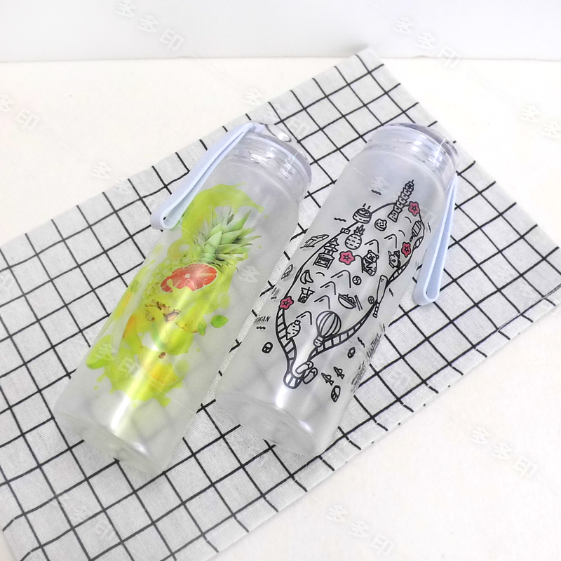 【精緻印刷】矽膠提繩玻璃瓶(大)