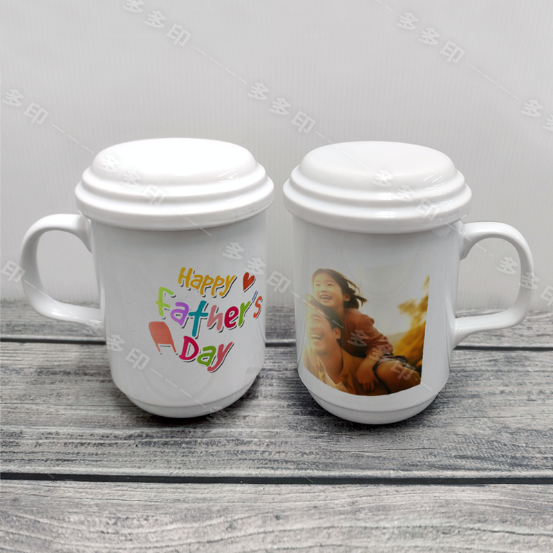 多多印 客製化 鶯歌陶瓷 濾茶杯 來圖訂製 泡茶杯 附蓋 辦公室泡茶馬克杯 杯子 訂做 客製化馬克杯 紀念品禮贈品 訂製-細節圖2