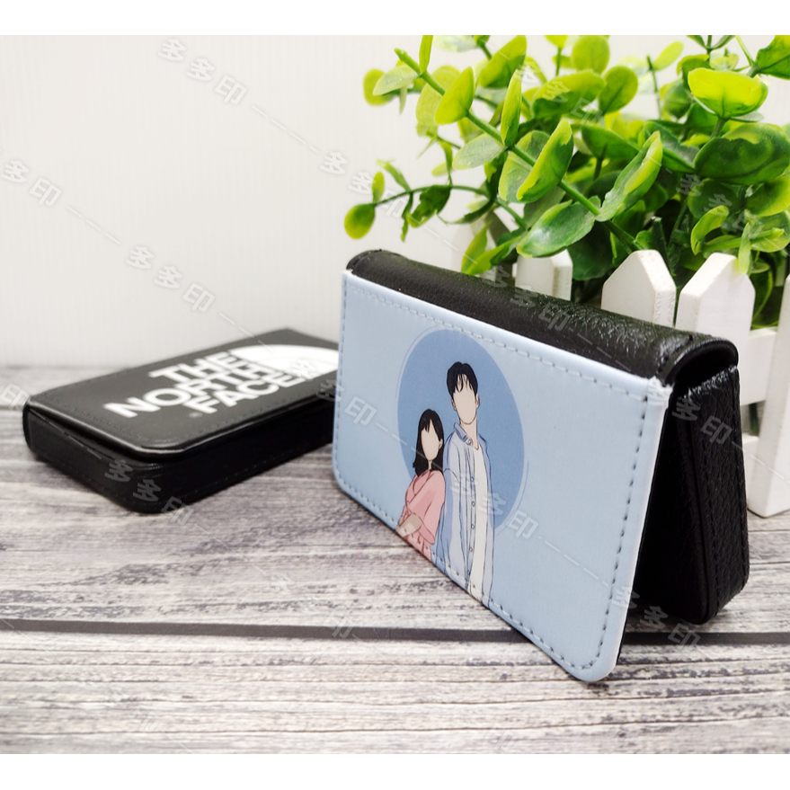 多多印 客製化 磁吸式名片盒 PU皮革名片套 卡套 訂做 卡包 名片夾 來圖訂製 公司學校團體紀念品 偶像動漫周邊 訂製-細節圖4