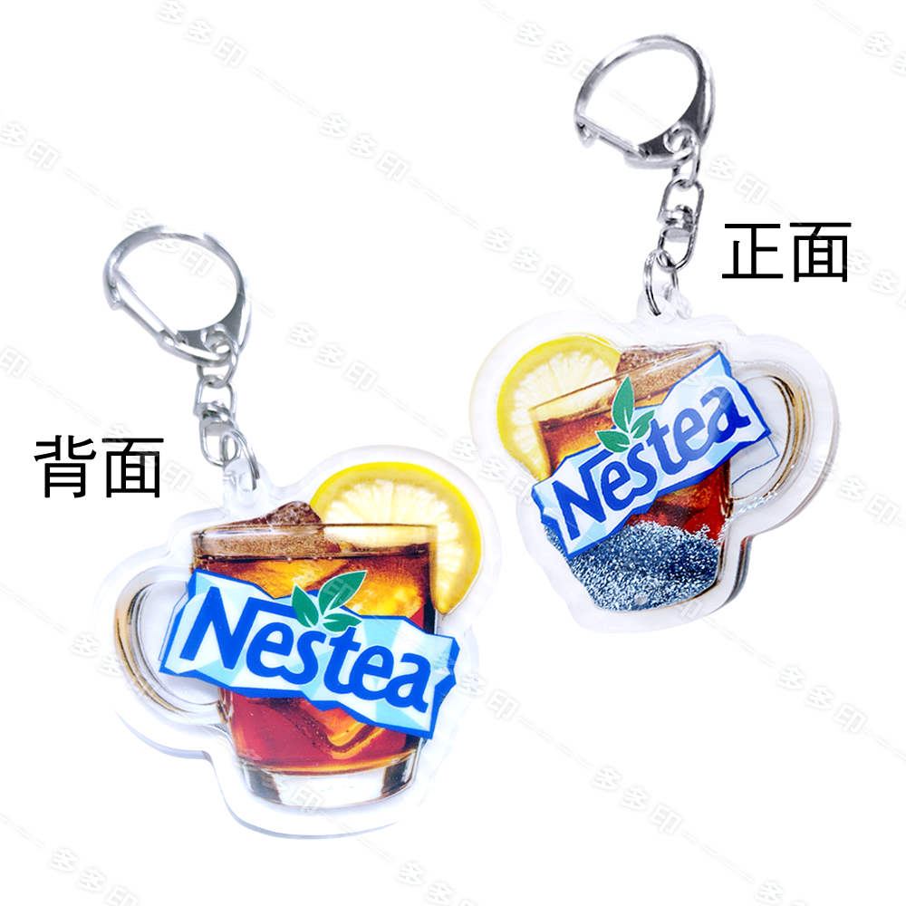 多多印 客製化 壓克力流沙鑰匙圈 10個起訂 壓克力流沙掛飾 壓克力飾品 訂做 公司團體活動紀念品 偶像動漫同人周邊訂製-細節圖4