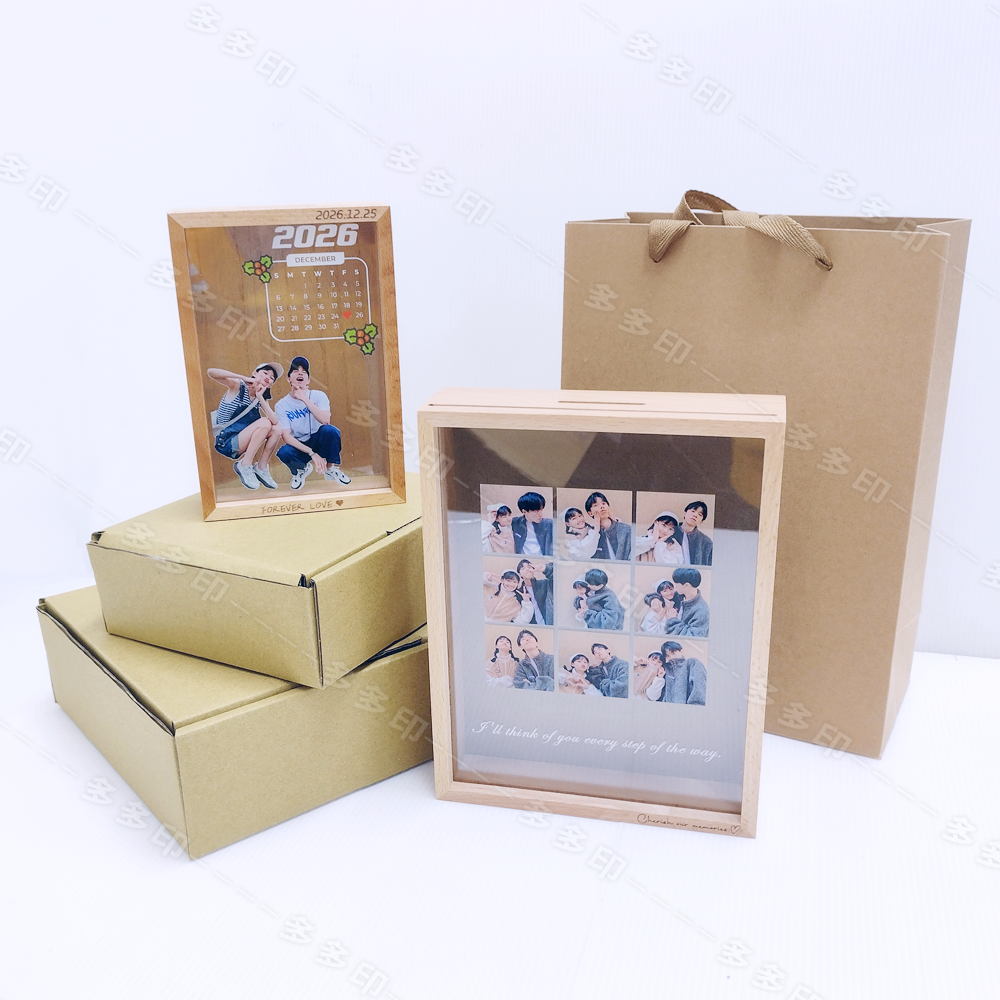 多多印 客製化相框存錢筒 存錢罐 相框 票根收納 似顏繪 訂做 手繪人像情侶 生日 情人節 紀念日 禮物 居家布置 擺飾-細節圖3