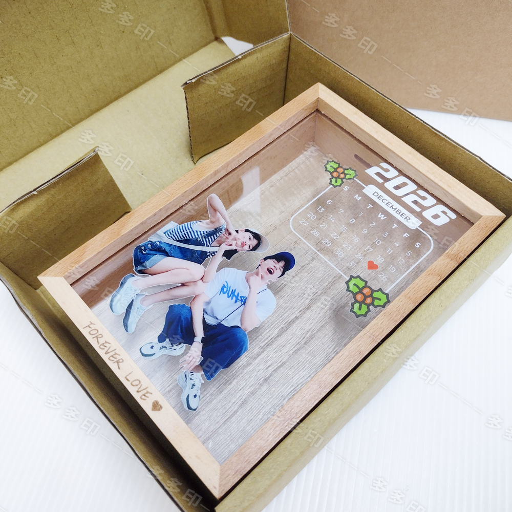 多多印 客製化相框存錢筒 存錢罐 相框 票根收納 似顏繪 訂做 手繪人像情侶 生日 情人節 紀念日 禮物 居家布置 擺飾-細節圖5