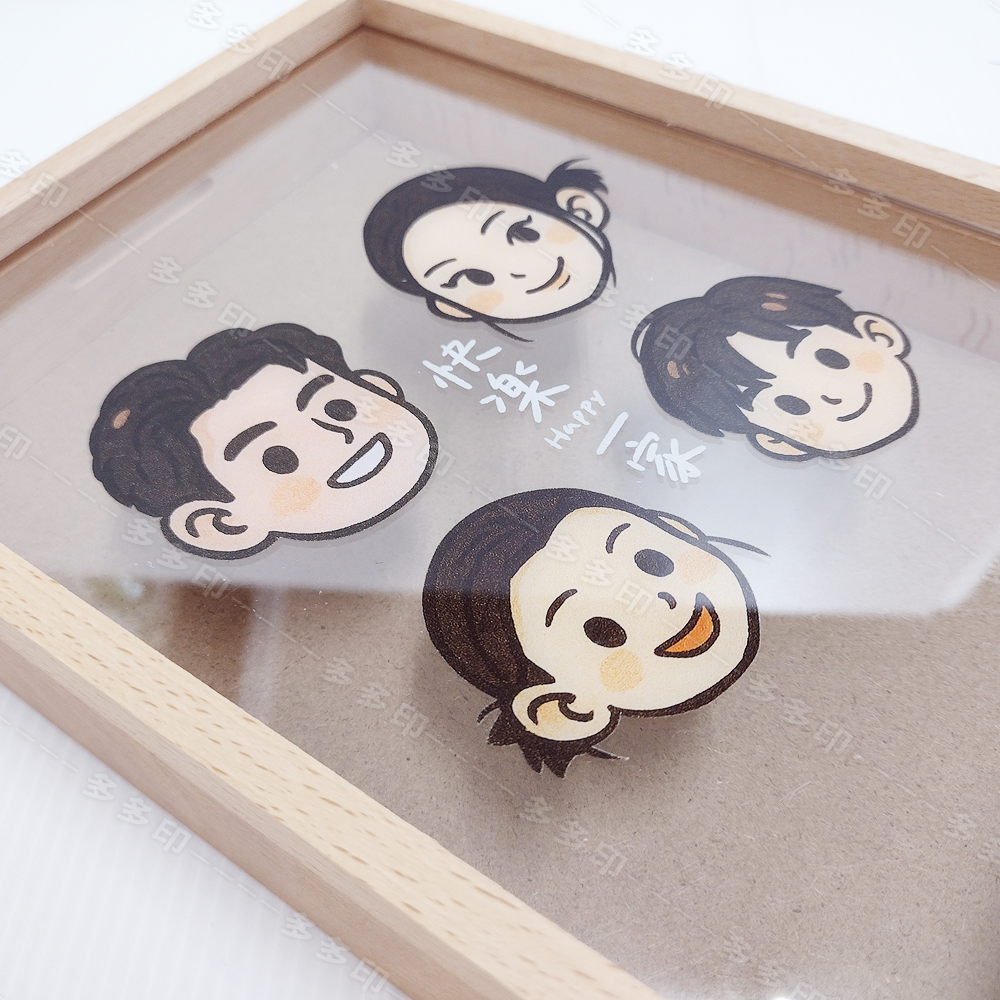 多多印 客製化相框存錢筒 存錢罐 相框 票根收納 似顏繪 訂做 手繪人像情侶 生日 情人節 紀念日 禮物 居家布置 擺飾-細節圖10