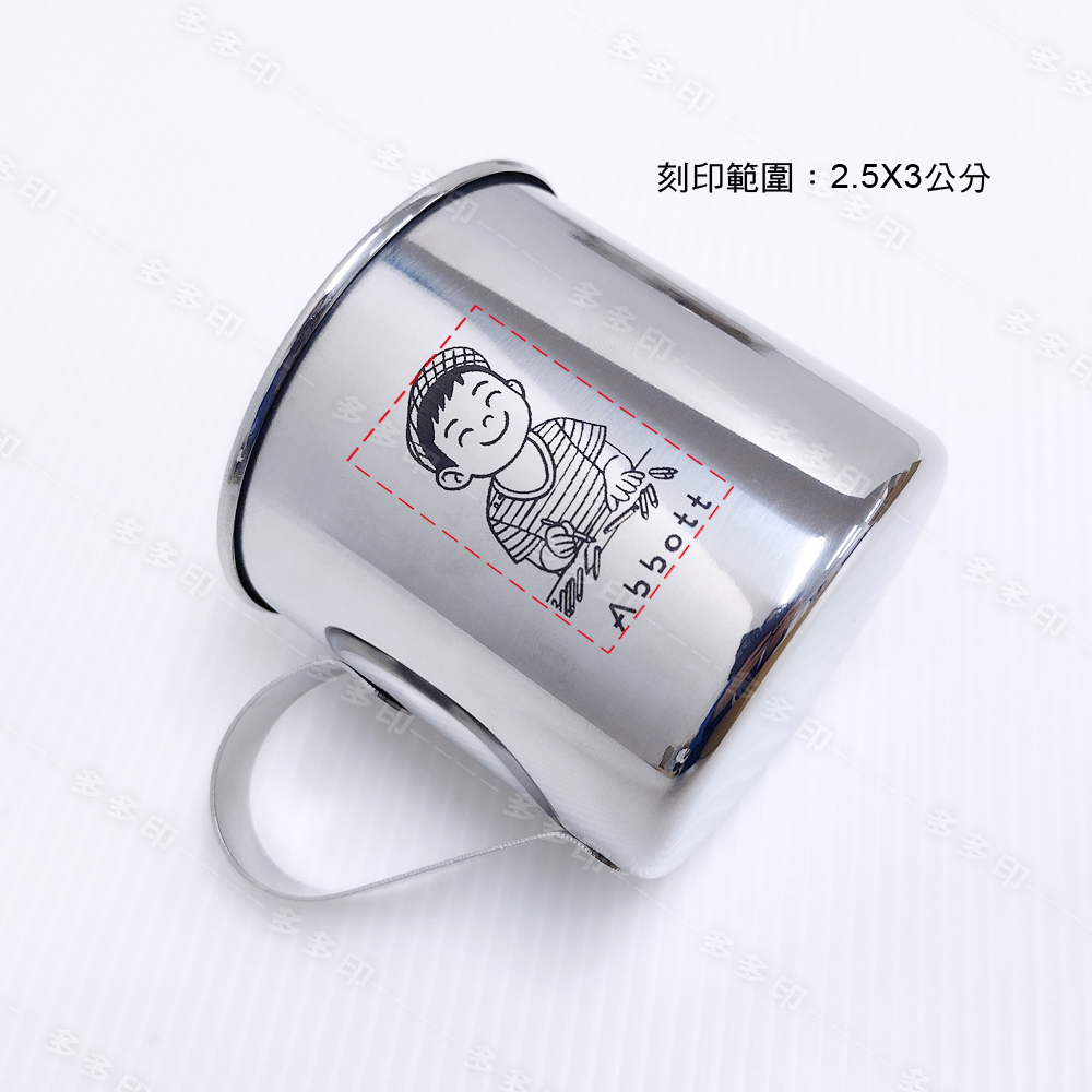 多多印 客製化 雷射雕刻 刻名字照片兒童304不鏽鋼杯馬克杯 來圖訂製  不銹鋼馬克杯 訂做生日畢業幼兒園學校團體訂製-細節圖8