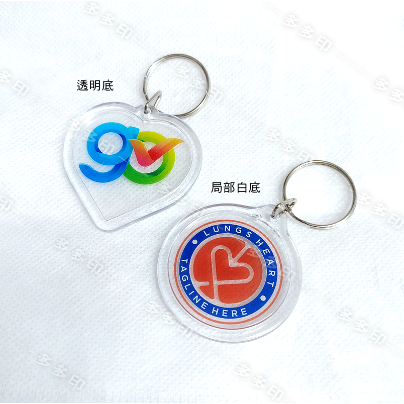 多多印 客製化 精緻印刷壓克力造型鑰匙圈 來圖訂製 壓克力 鑰匙圈 訂做 吊飾 飾品 明星動漫寵物情侶同人網紅主播禮贈品-細節圖6