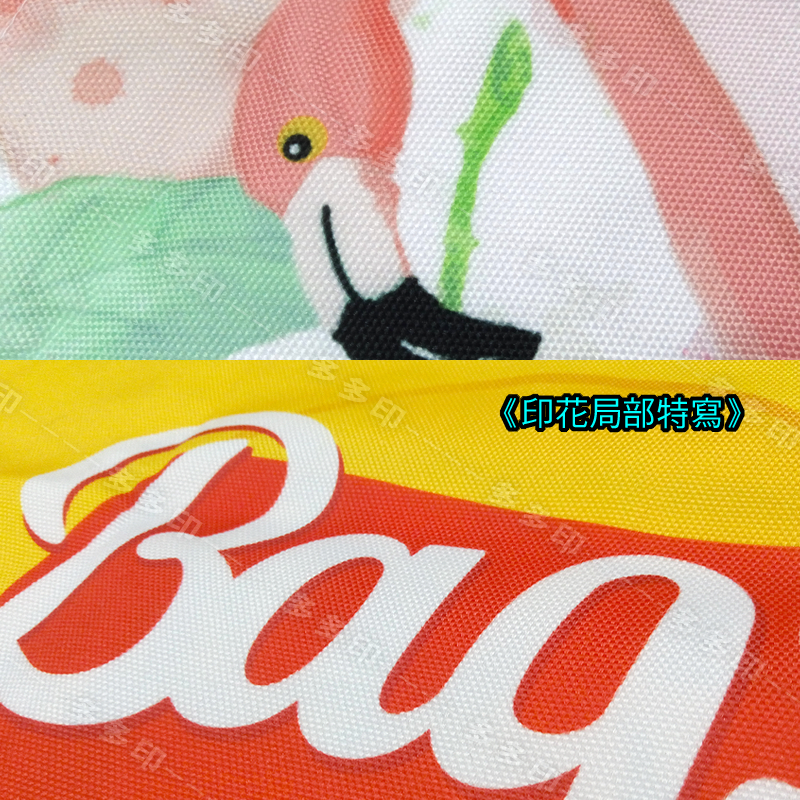 多多印 客製化 日式可折疊 輕便購物袋 側背包 側背袋 肩背包 單肩包 訂做 公司學校團體紀念品 動漫同人偶像周邊訂製-細節圖3