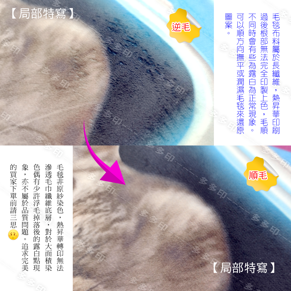多多印 客製化 毛毯 加厚法蘭絨包邊毛毯 加厚超柔毛毯 毯子 訂做 情侶 寵物 寶寶紀念照片 毛毯 明星動漫周邊 訂做-細節圖9
