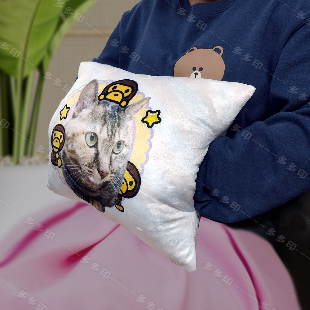 多多印 客製化 絨毛 暖手枕 手插枕 靠枕 訂做 生日禮物 情人節 暖手抱枕 動漫同人周邊 公司團體活動紀念品 來圖訂製-細節圖11