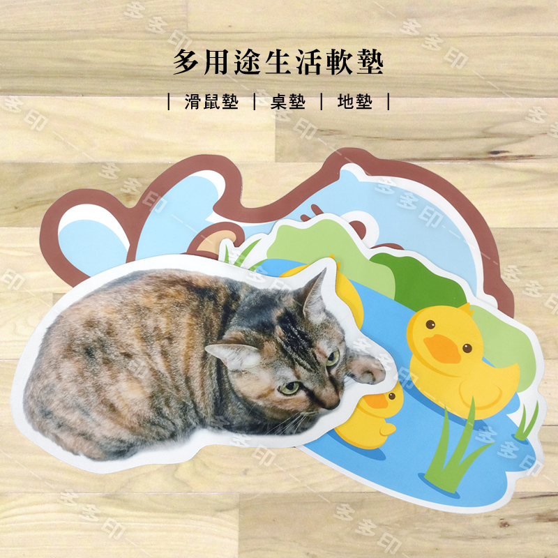 多多印 客製化 矽藻土 軟地墊 造型吸水腳踏墊 訂做 珪藻土 硅藻土 踏墊浴室墊 公司團體禮贈品紀念宣傳品 腳踏墊 訂製-細節圖2