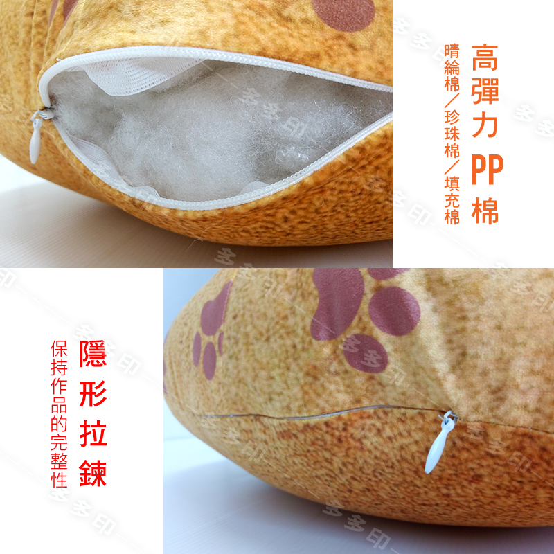 多多印 客製化 立體側邊 造型抱枕 寵物抱枕 擬真抱枕 仿真抱枕 來圖訂做 毛小孩情侶紀念生日畢業禮物贈品動漫同人 訂製-細節圖5