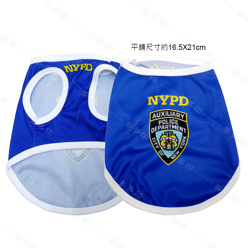 多多印 客製化 貓狗透氣背心 貓狗衣服 背心 毛孩衣服 寵物衣服 夏天 背心 大狗 柯基 柴犬 中大型犬衣服 來圖訂做-細節圖6
