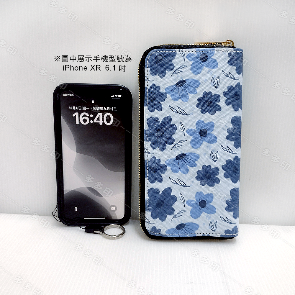 多多印 客製化 PU皮革長夾 皮夾 手拿包 手機包 男用 女用 錢包 可放6.1吋手機 給圖訂製 活動宣傳禮贈品 訂做-細節圖7