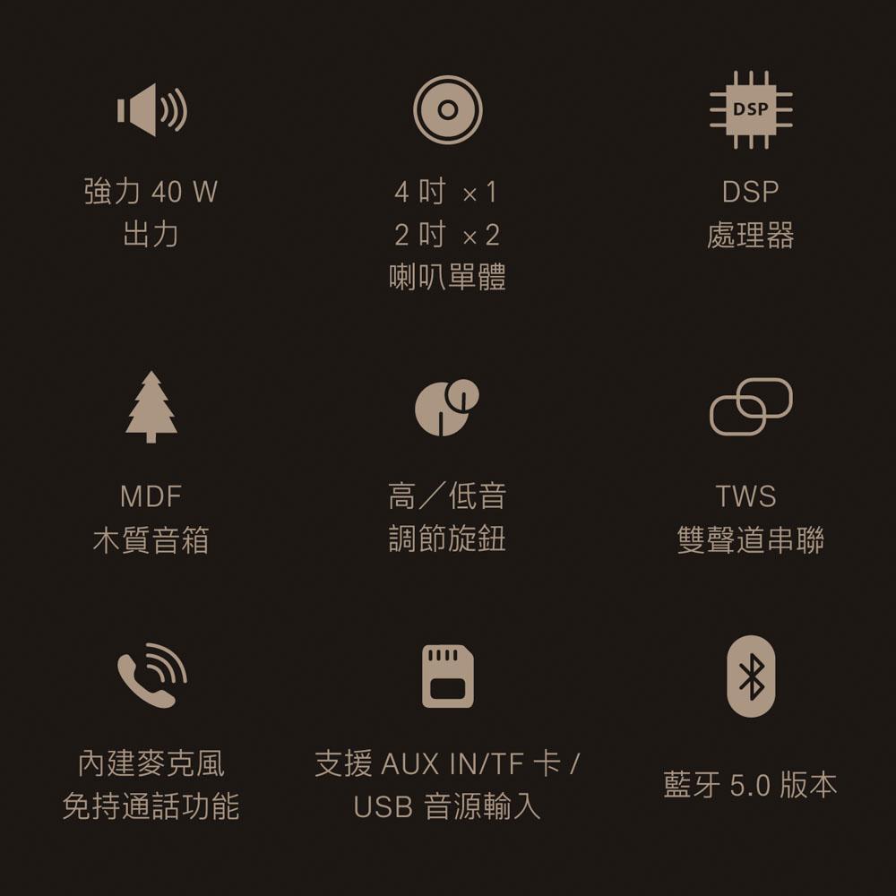 AIWA愛華 Natsukasii Pro 藍芽音箱/藍芽喇叭/藍芽音響 RS-X100-細節圖3