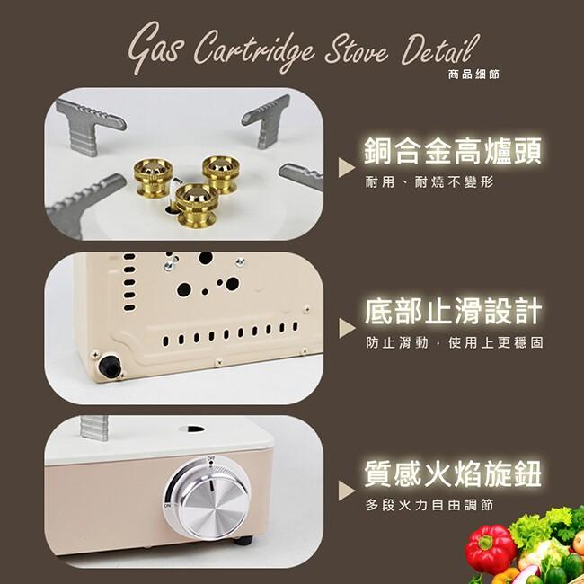 【勳風】 極美型 三爐頭 磁吸式 強火防風 卡式爐/卡式燒烤爐/露營瓦斯爐/便攜式卡磁爐 HFN-Y1997-細節圖6