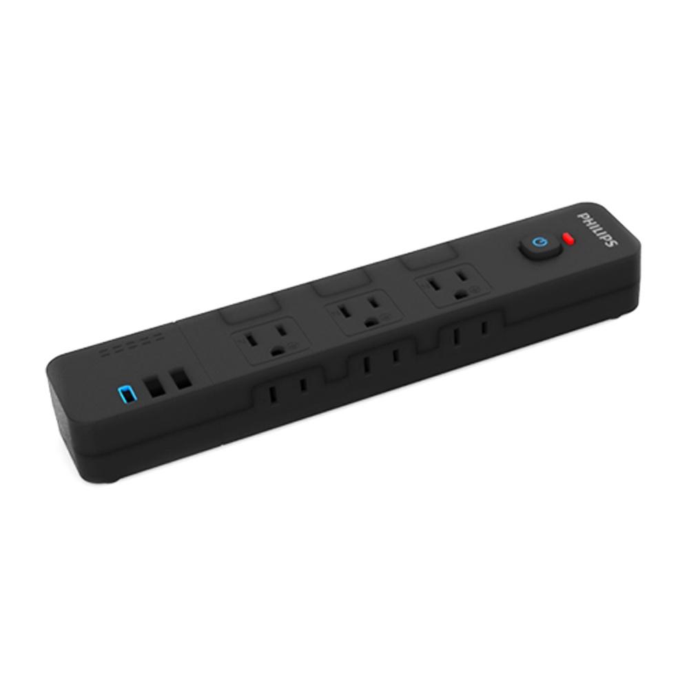PHILIPS飛利浦 1.8M 4切6座 双USB+TYPE-C 電源延長線/電源分接器/延長線 CHP8460-細節圖2