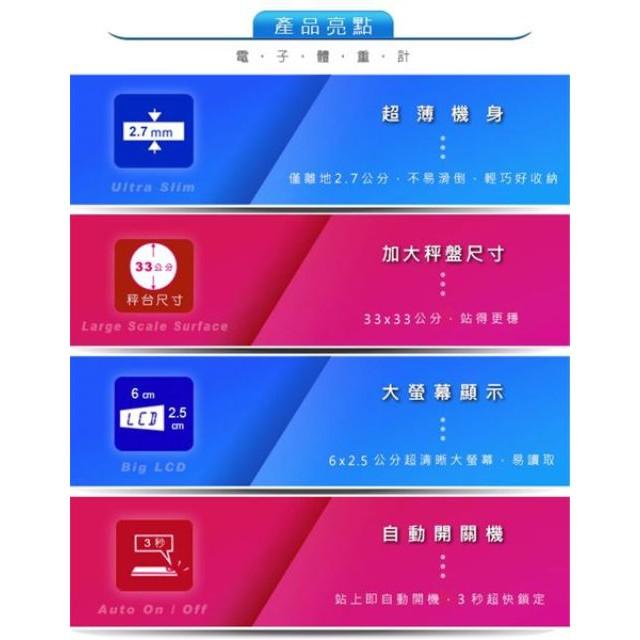 Dr.AV 超精準圓形冷光電子體重計 PT-360-細節圖3