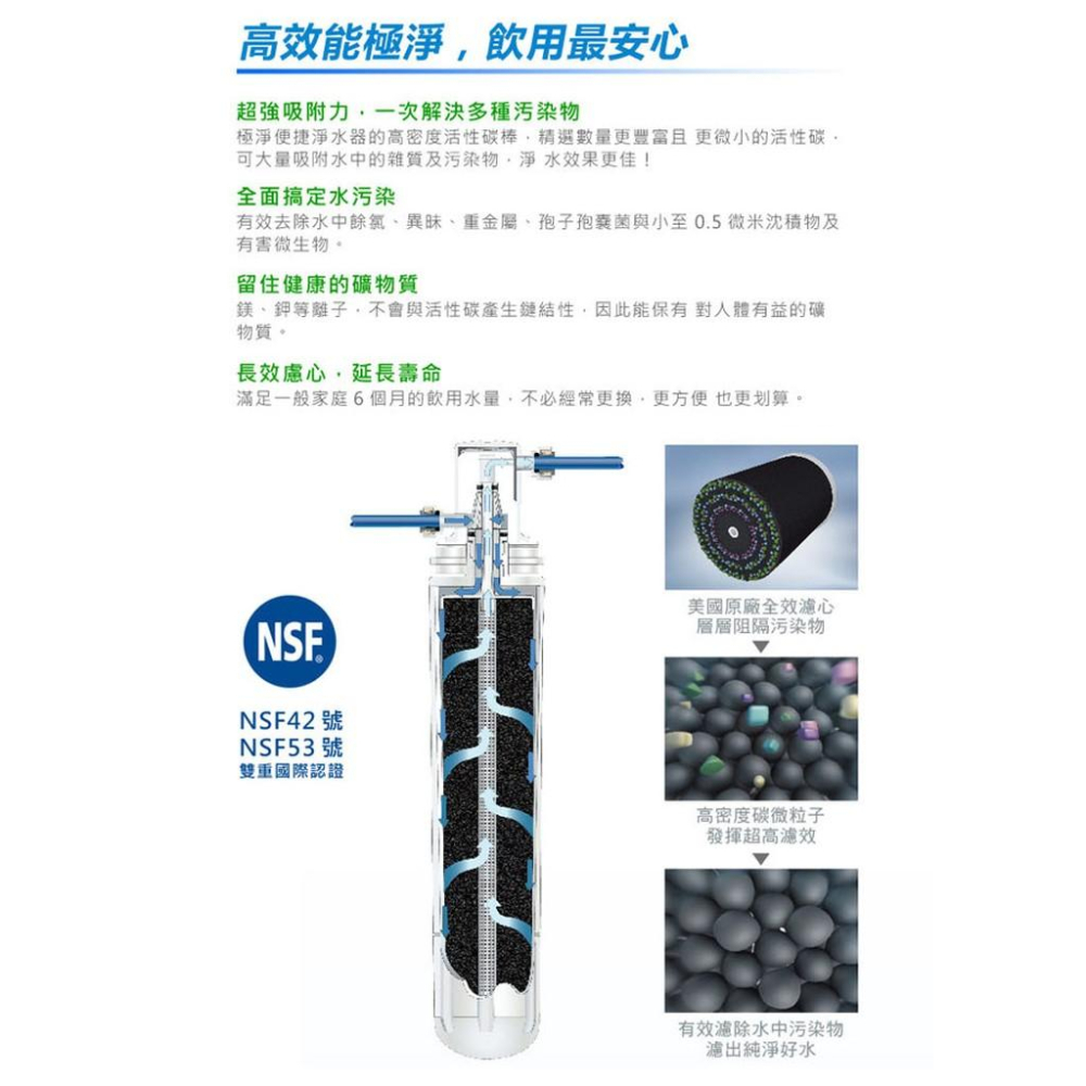 【3M】S004極淨便捷系列廚下型可生飲淨水器(+原廠免費基本安裝)-細節圖4