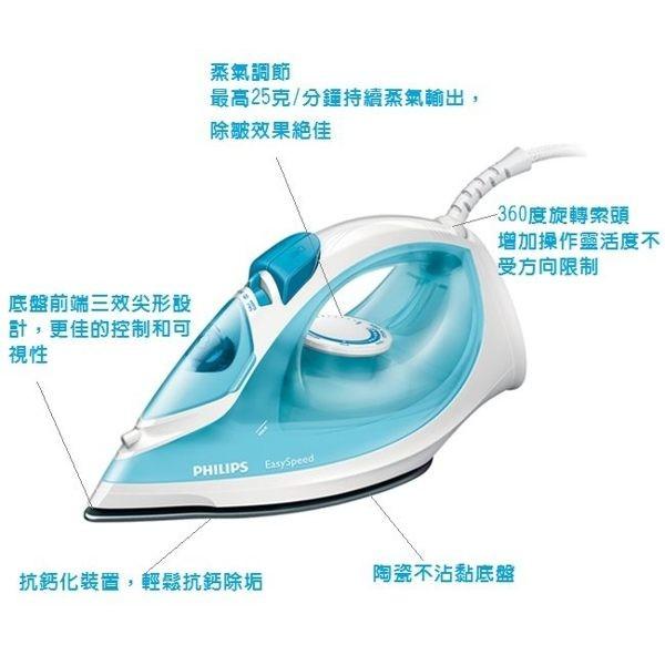PHILIPS飛利浦 蒸汽熨斗 GC1028-細節圖2