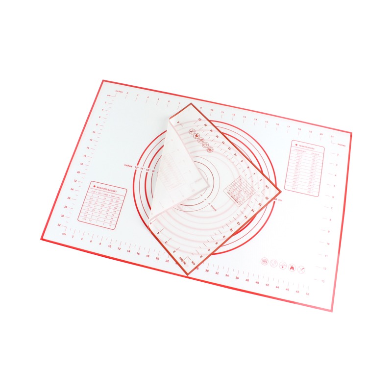 （Hsin櫥聚）食品級加厚不粘案板揉麵墊 家用耐高溫矽膠和麵墊小擀麵墊-細節圖5