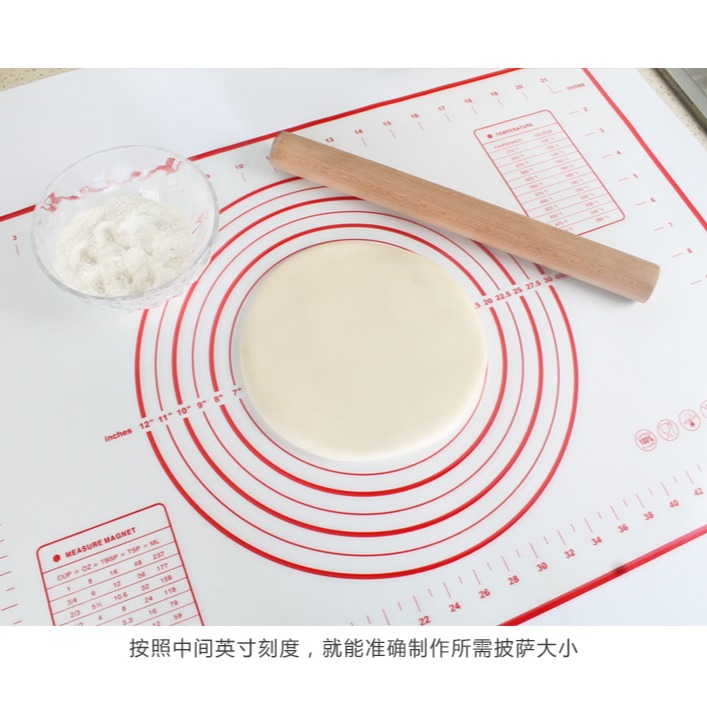 （Hsin櫥聚）食品級加厚不粘案板揉麵墊 家用耐高溫矽膠和麵墊小擀麵墊-細節圖8