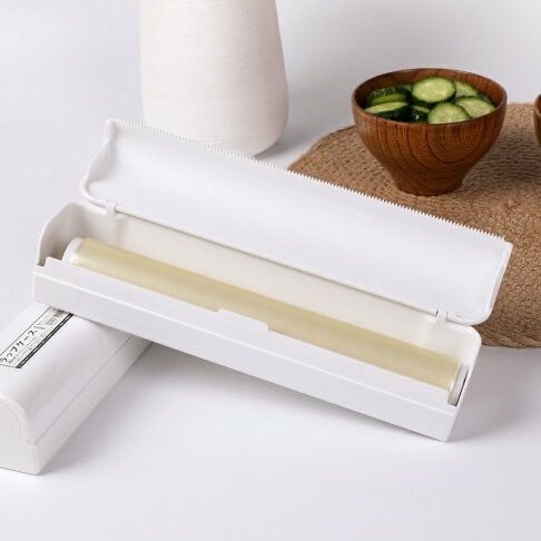 【YC ma】日本製 YAMADA 保鮮膜切割器 錫箔紙 鋁箔紙切割器 保鮮膜 收納盒 料理紙 烘培紙 家用廚房-細節圖3