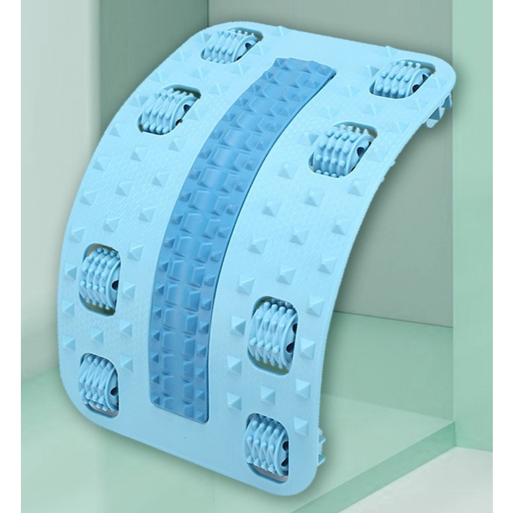 《Uni良品 》矽膠滾輪按摩板 歡迎跟同類型商品比較 脊椎拉伸器 肌肉按摩 背部 腰部 頸椎伸展器-規格圖8