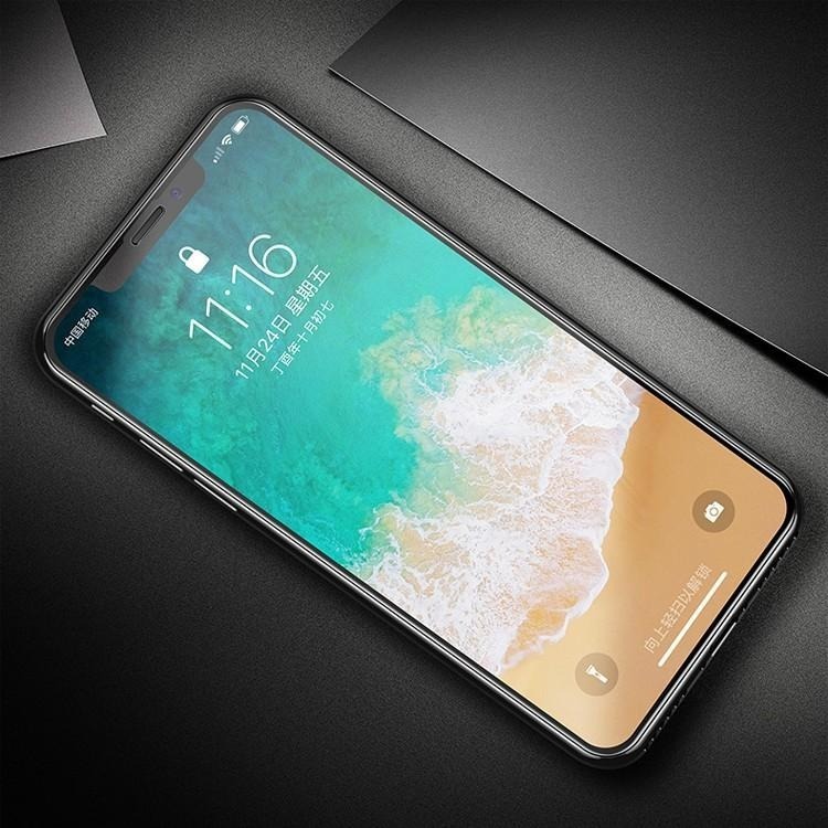 iPhone16 15 14 plus 13 12 16e Xs 11 Pro Max XR 霧面滿版 鋼化玻璃保護貼-細節圖2