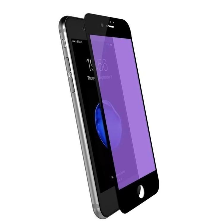 紫光 霧面 滿版 iPhone15 14 12 13 Xs 11 Pro Max XR i8 Plus 16e 玻璃貼-細節圖2