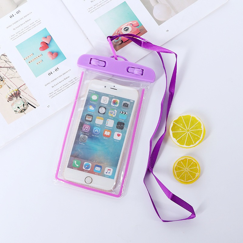 手機防水袋 通用 夜光手機防水袋 手機袋 戶外 游泳 浮潛 防水袋 保護套 手機防水套 30米防水 手機套-細節圖10