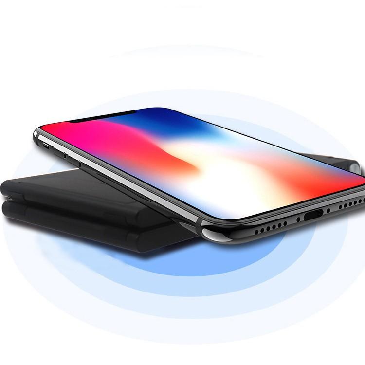 NCC檢驗合格 立架式 QI 無線充電器 iPhone XR SE3 11 Note20 無線充電 閃充 無線充電板-細節圖2