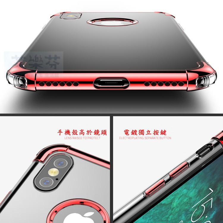 防摔殼 三段式 電鍍空壓殼 iPhone X iPhone8 iPhone7  iX手機殼-細節圖9