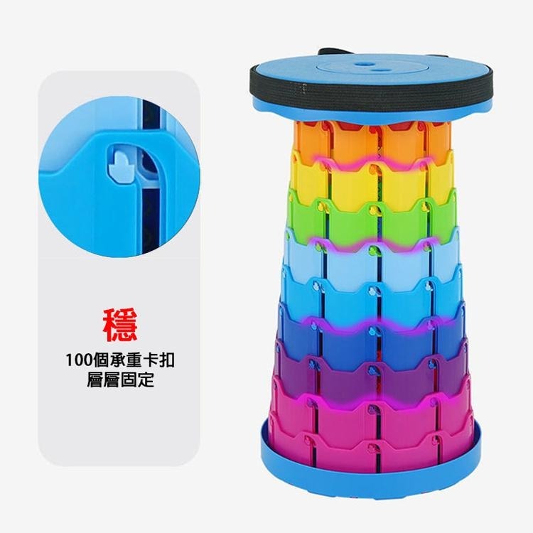 伸縮椅 小凳子 戶外 便攜 演唱會 收納椅 收納凳 伸縮凳 排隊凳 排隊椅 垂釣凳 垂釣椅 垂釣收納椅 折疊椅 摺疊凳-細節圖3