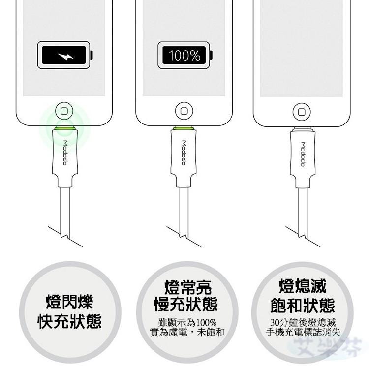 Mcdodo 智能斷電 五代 PD 快充線 3A 資料傳輸線 快充 充電線 適用iPhone 13 12 11 14-細節圖5