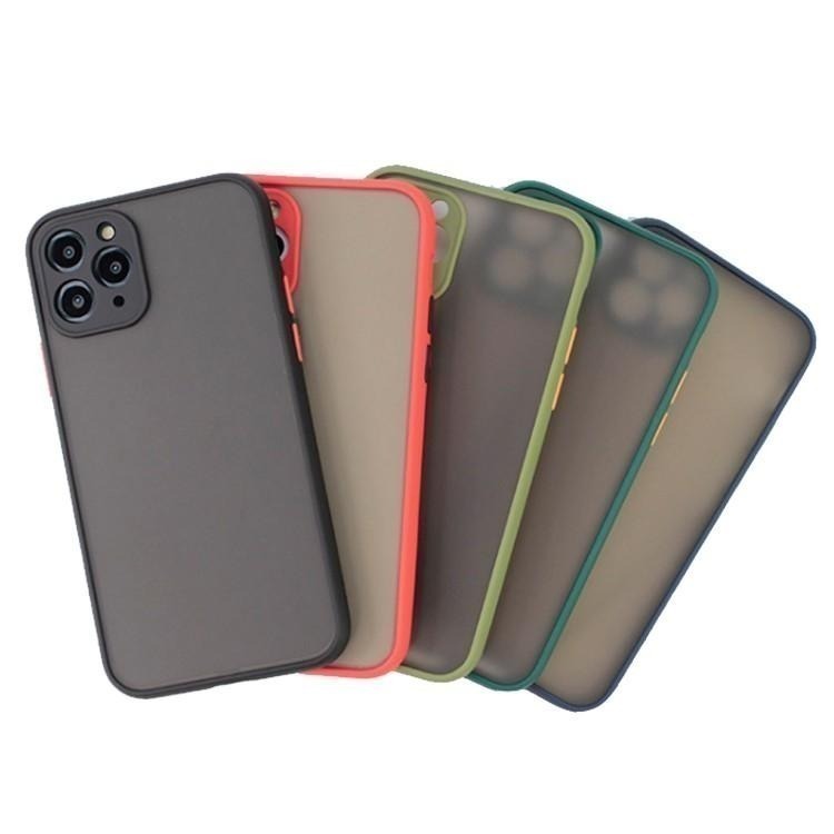 手機殼 iPhone13 iPhone12 mini Pro Max Plus 撞色 磨砂 防摔殼 防摔手機殼-細節圖2