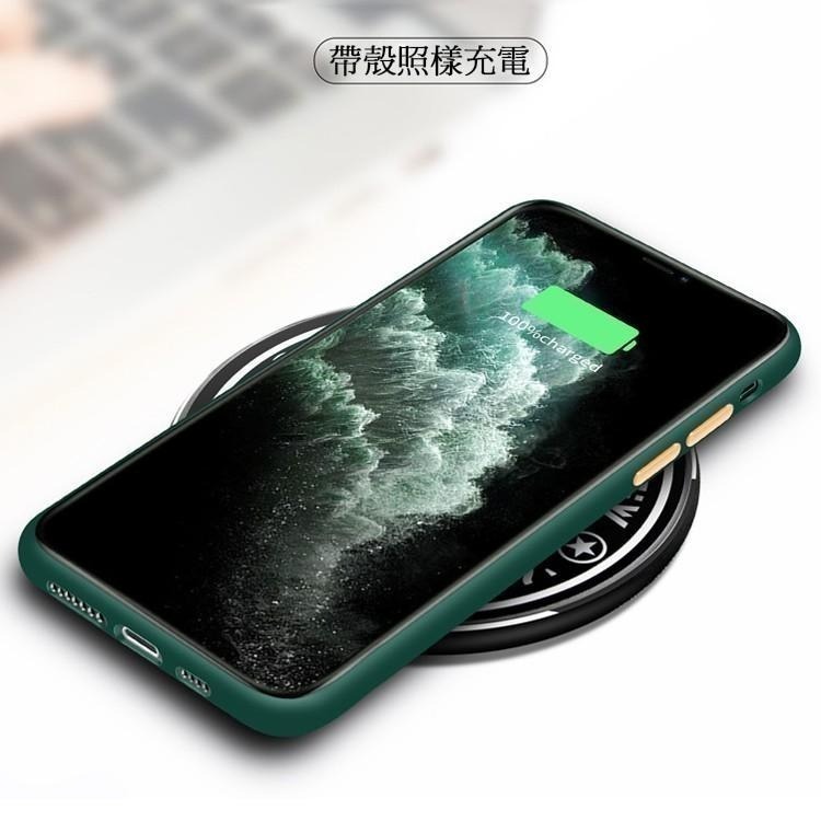 手機殼 iPhone13 iPhone12 mini Pro Max Plus 撞色 磨砂 防摔殼 防摔手機殼-細節圖6