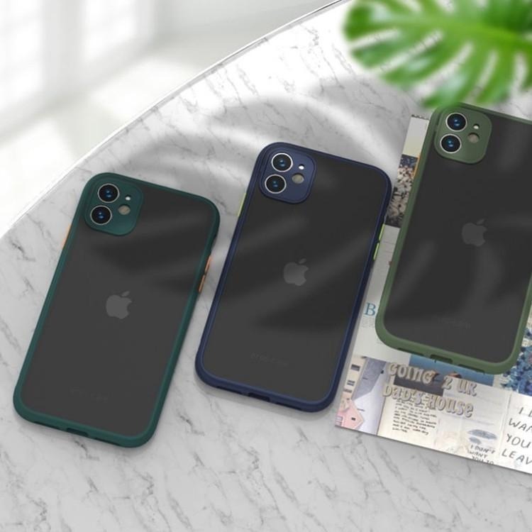手機殼 iPhone13 iPhone12 mini Pro Max Plus 撞色 磨砂 防摔殼 防摔手機殼-細節圖7