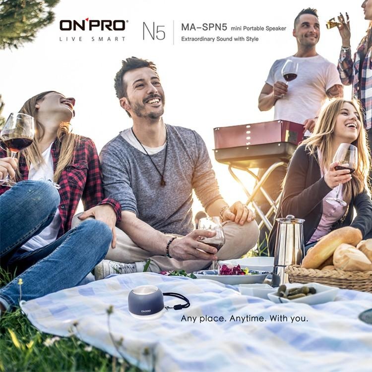 ONPRO MA-SPN5 雙認證合格 真無線藍芽 版本5.0 小夜燈 藍芽喇叭 TWS 立體聲 可磁吸 無線藍芽喇叭-細節圖8