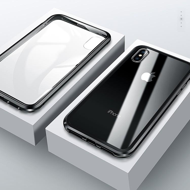 磁吸 雙面防刮 手機殼 iPhone6s Plus XR玻璃 保護殼-細節圖9