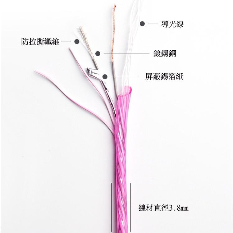 魔幻 發光 流光 追光 資料傳輸線 Micro USB 安卓 充電線-細節圖6