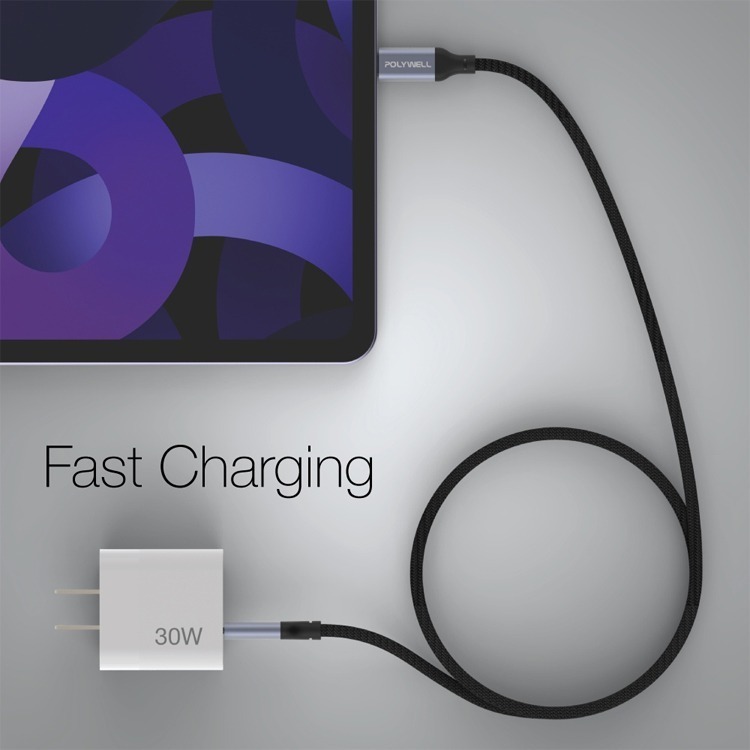 GaN 氮化鎵 PD雙孔快充頭 30W Type-C充電器 豆腐頭 旅充 電源供應器 iPhone 充電頭 快充頭-細節圖9