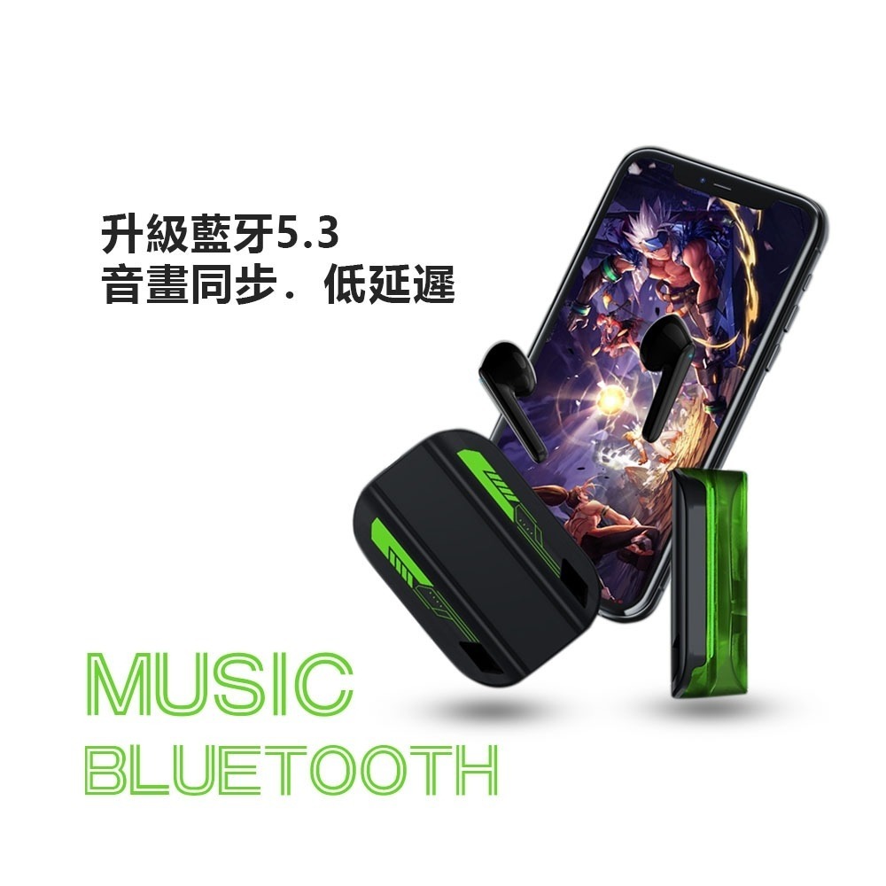 TWS 耳機 無線耳機 真無線藍芽耳機 藍牙耳機 運動耳機 藍牙5.3 headset Bluetooth 藍芽耳機-細節圖7