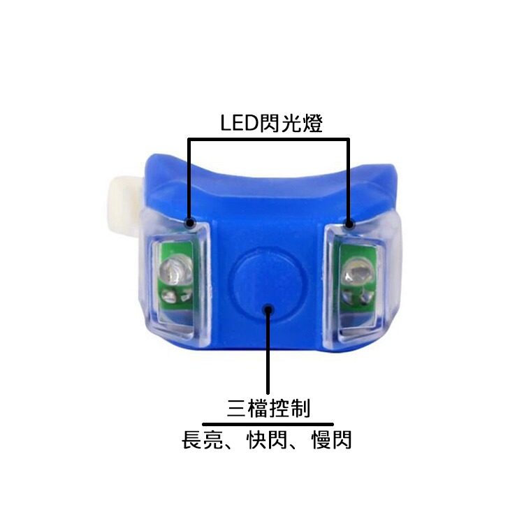 青蛙燈 矽膠燈 警示燈 尾燈 前燈 車燈 雙眼燈 LED燈 LED 燈 腳踏車燈 自行車燈 腳踏車車燈 夜間車燈-細節圖3