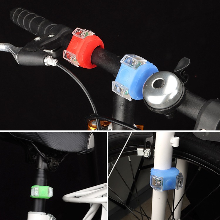 青蛙燈 矽膠燈 警示燈 尾燈 前燈 車燈 雙眼燈 LED燈 LED 燈 腳踏車燈 自行車燈 腳踏車車燈 夜間車燈-細節圖5