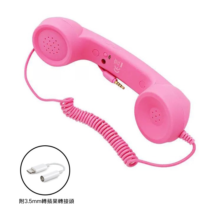 復古電話聽筒耳機 Type-C有線耳機 高清通話 即插即用 通話專用耳機 Type C 手持電話造型 聽筒式耳機 耳機-細節圖8