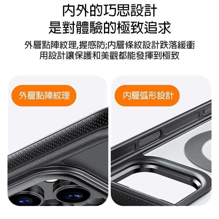 360°旋轉 MagSafe 磁吸 支架 手機殼 軍規 防滑握感 拍照獨立按鍵 iPhone16 17 保護殼 防摔殼-細節圖8