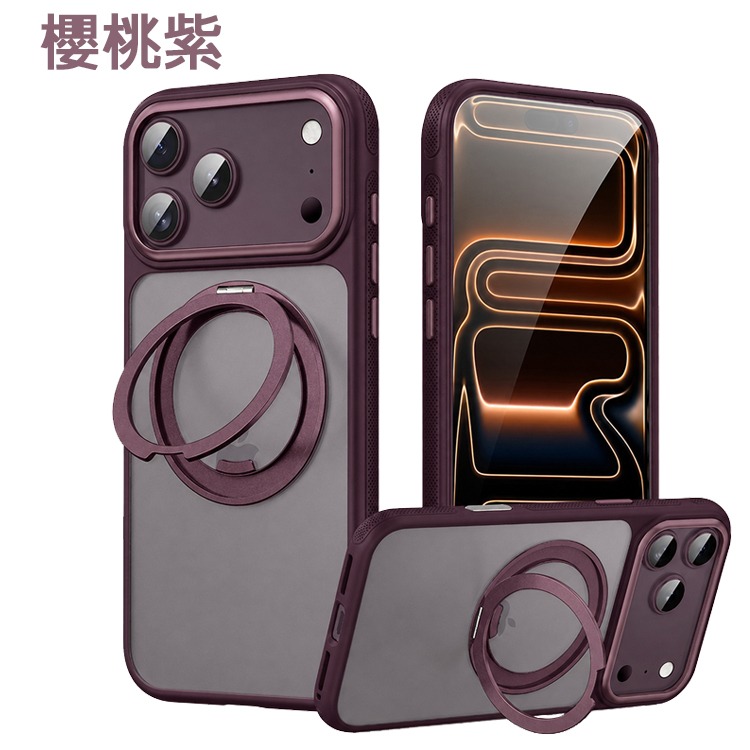 360°旋轉 MagSafe 磁吸 支架 手機殼 軍規 防滑握感 拍照獨立按鍵 iPhone16 17 保護殼 防摔殼-細節圖10